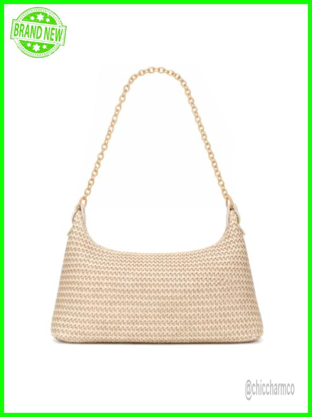 Woven Straw Beach Tote Bag Boho Woven Shoulder Purse Crochet Vacation Handbag